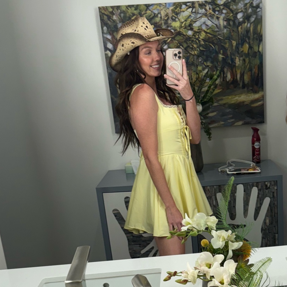 Butter Yellow corset dress